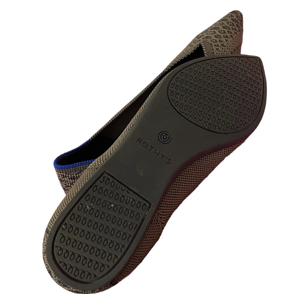 Rothy’s Retired Rare Walnut Grey Python Print Poi… - image 3